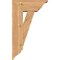 Ekena Millwork Traditional Traditional Smooth Bracket w/ Offset Brace, Western Red Cedar, 7 1/2"W x 18"D x 30"H BKT0806X18X30TRA01SWR - alternate 4